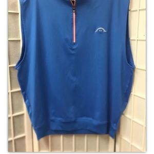 FootJoy FJ, men’s, vest, blue, half zip, stretch fabric, new with tags,size XL.: